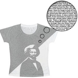 Frederick Douglas Litograph T Shirt